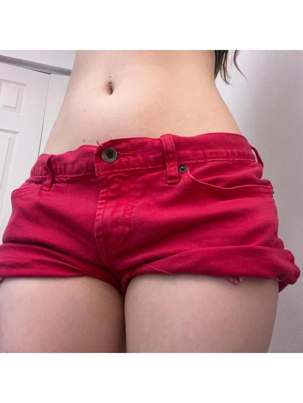 y2k low rise denim shorts - Picture 3 of 8
